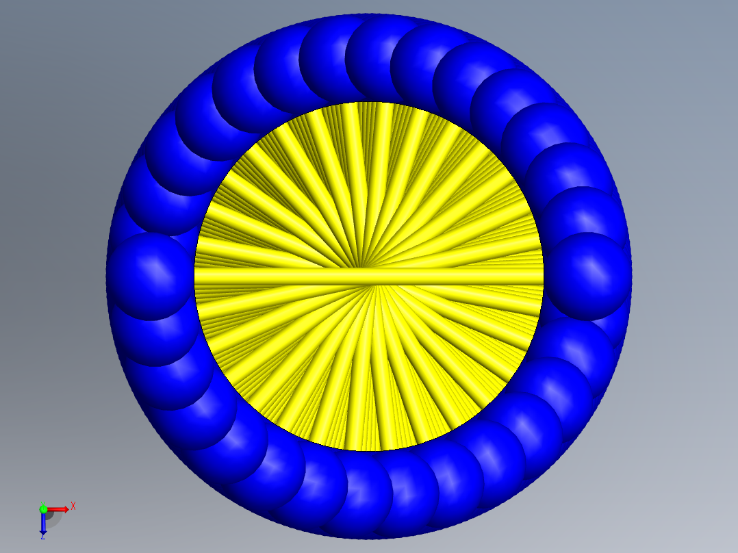 DNA基因染色体8俯视图