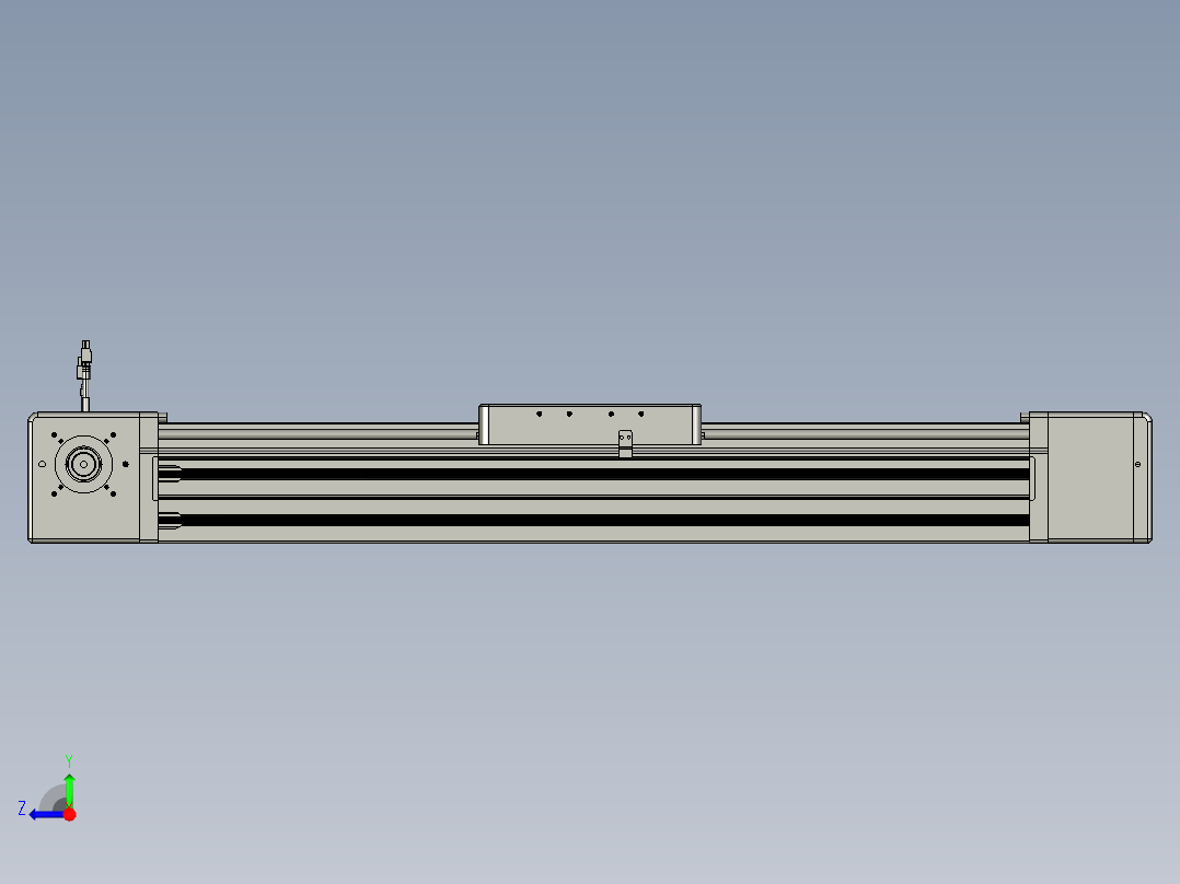 威洛博直线电机模组EB20-L224-S650-R-ZP75-MS3-5K右视图