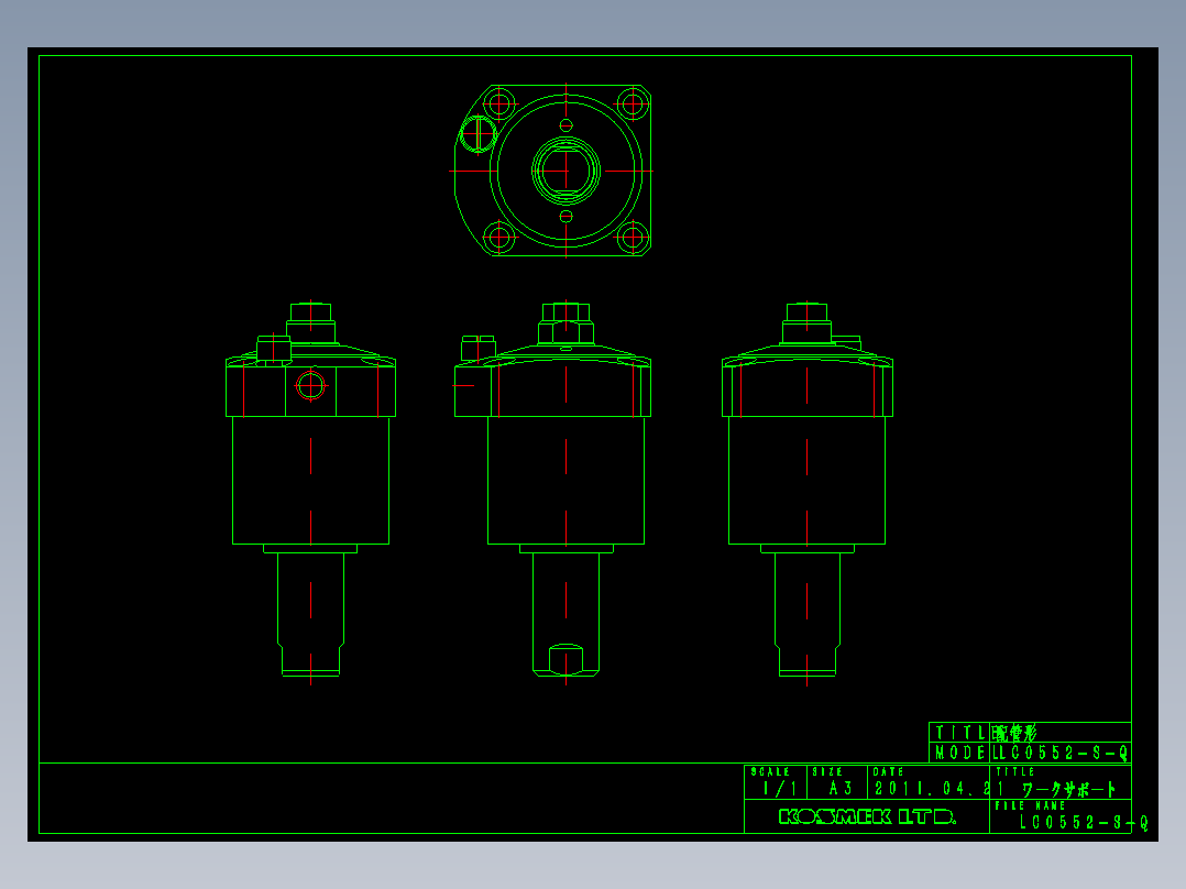 KOSMEKLC0552-S-Q多系列多零件图纸模型多系列多零件图纸模型