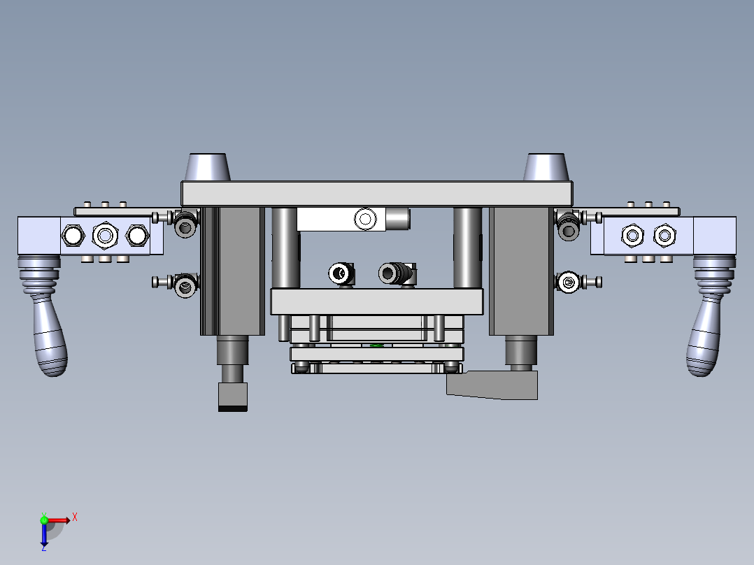 贴胶治具2俯视图