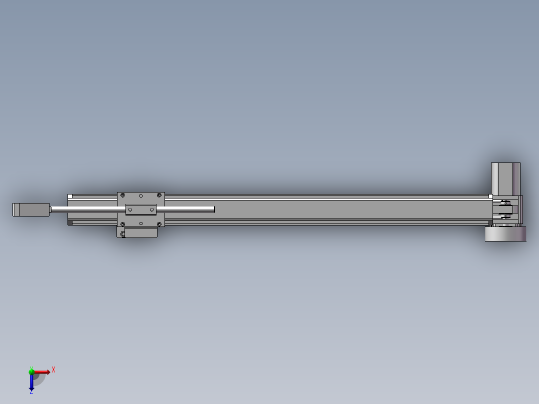 单臂机械手俯视图