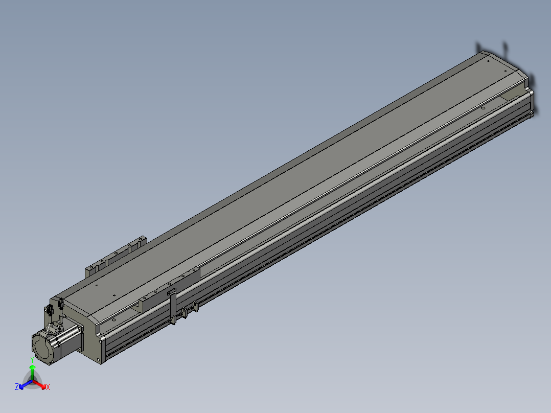 东锦丝杆传动-直线滑台模组DH210-C-L10-S1150-BC-P750W-C3.STEP