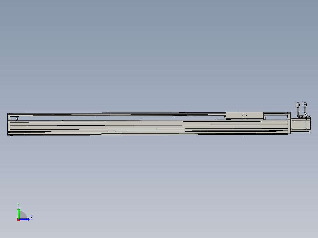 东锦丝杆传动-直线滑台模组DH210-C-L10-S1150-BC-P750W-C3.STEP左视图