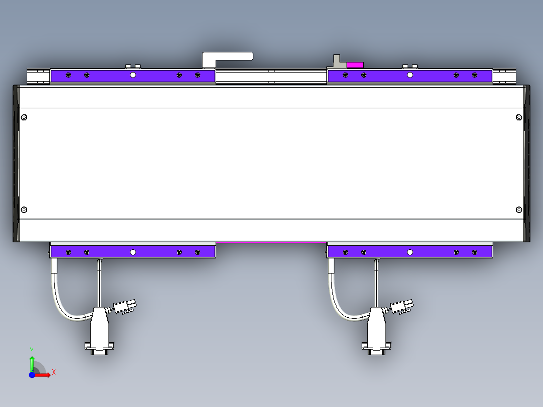 威洛博VL系列3d模型模组2VL17E2Y-S100前视图