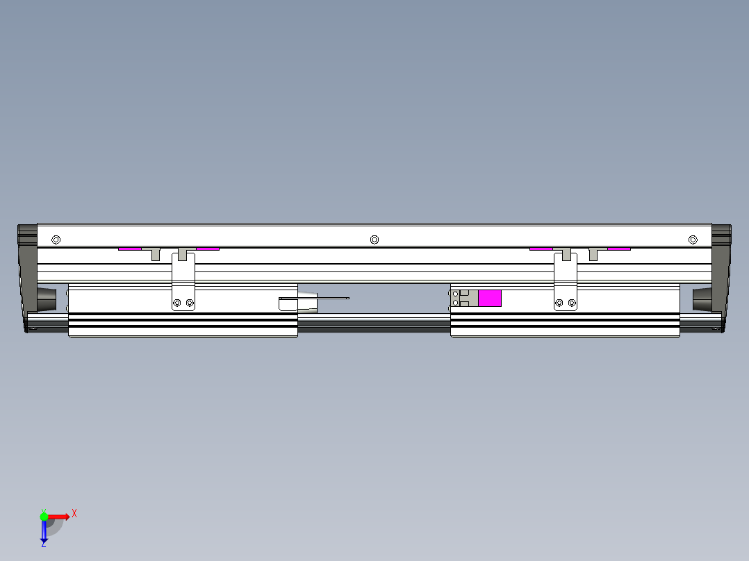 威洛博VL系列3d模型模组2VL17E2Y-S100俯视图
