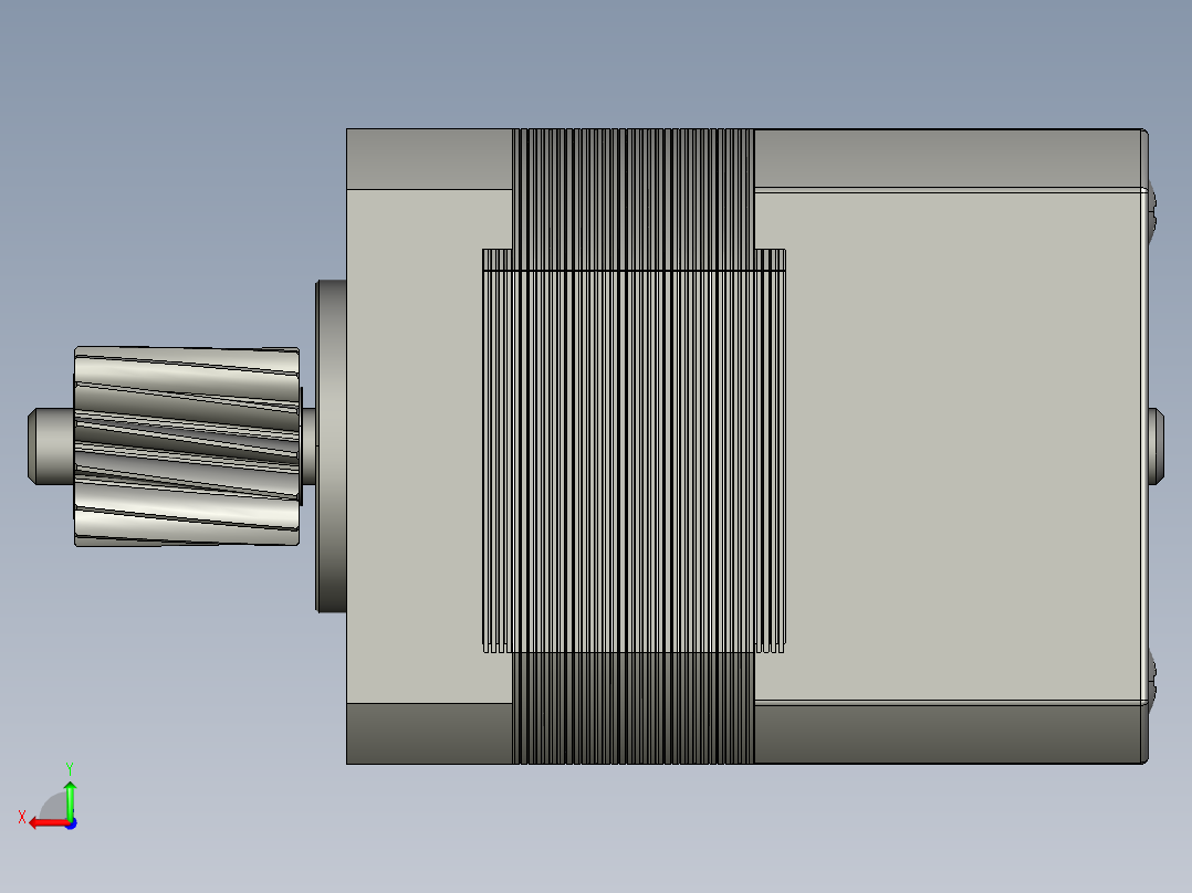 步进电机4后视图