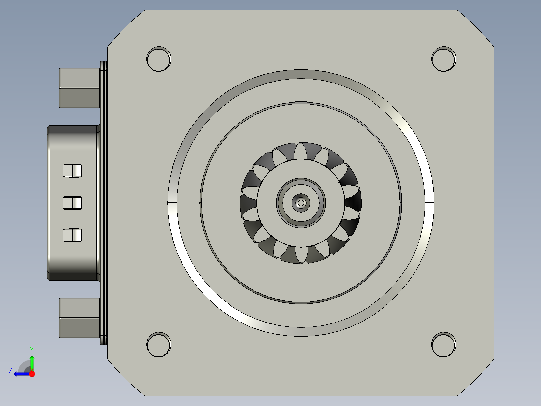 步进电机4右视图