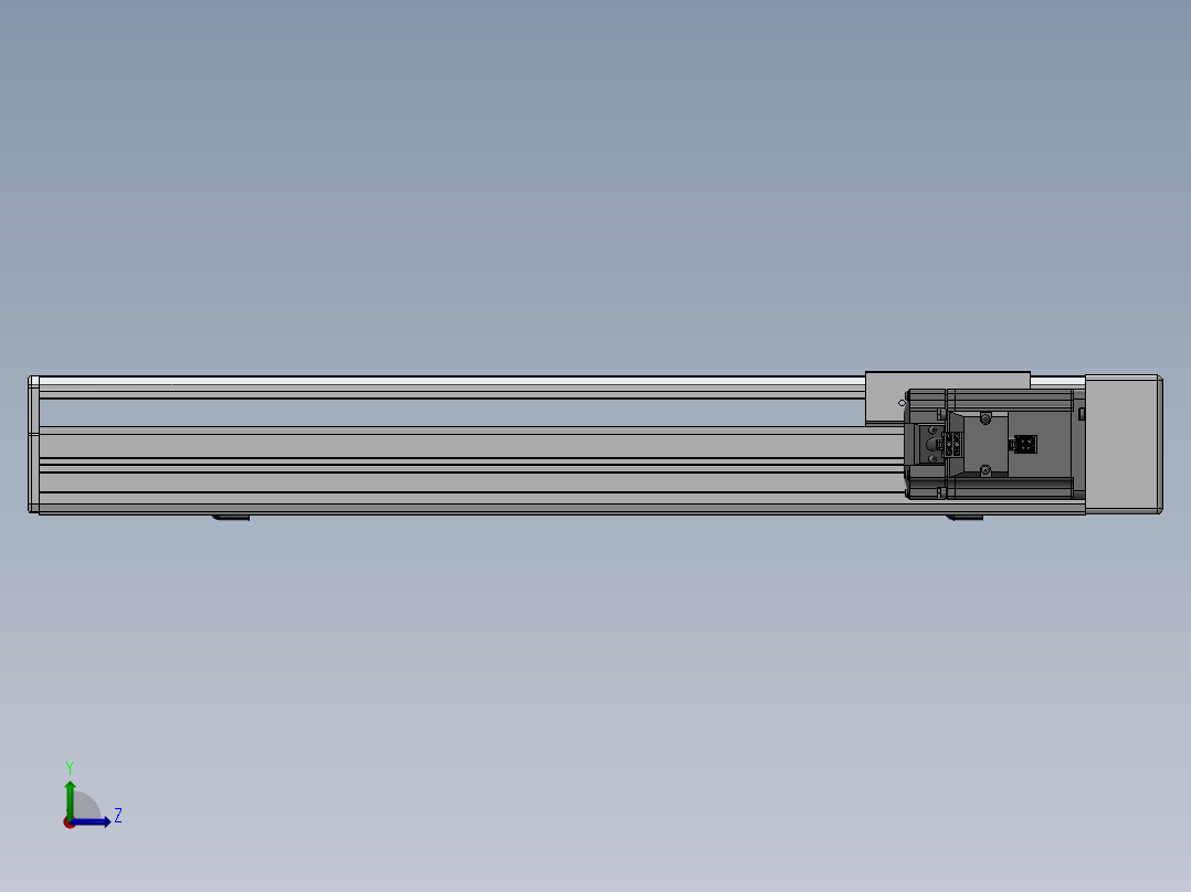精密模组MY130-T10-400L-BR-P20B-C4-C左视图