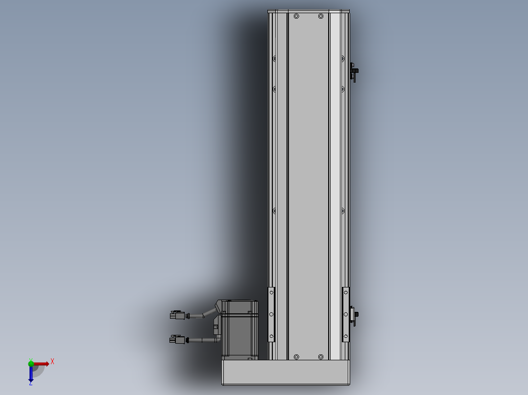 精密模组MY130-T10-400L-BR-P20B-C4-C俯视图
