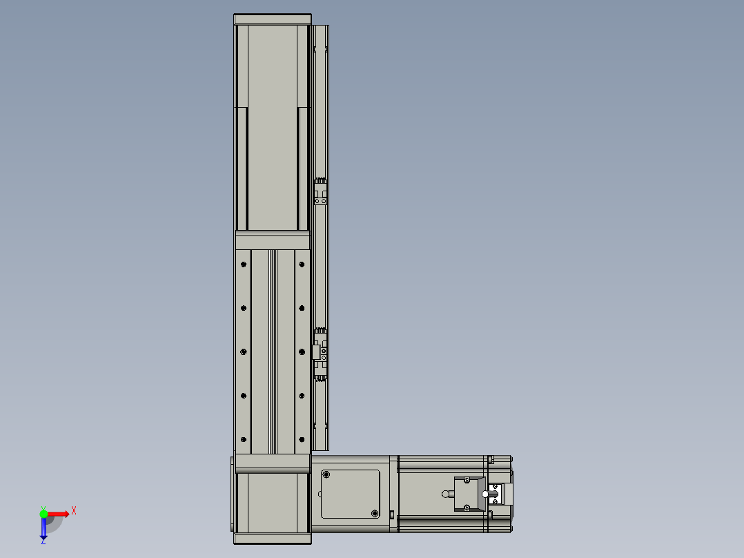 欧规系列-LB8-L150-S150-BL-ZP75-C3俯视图