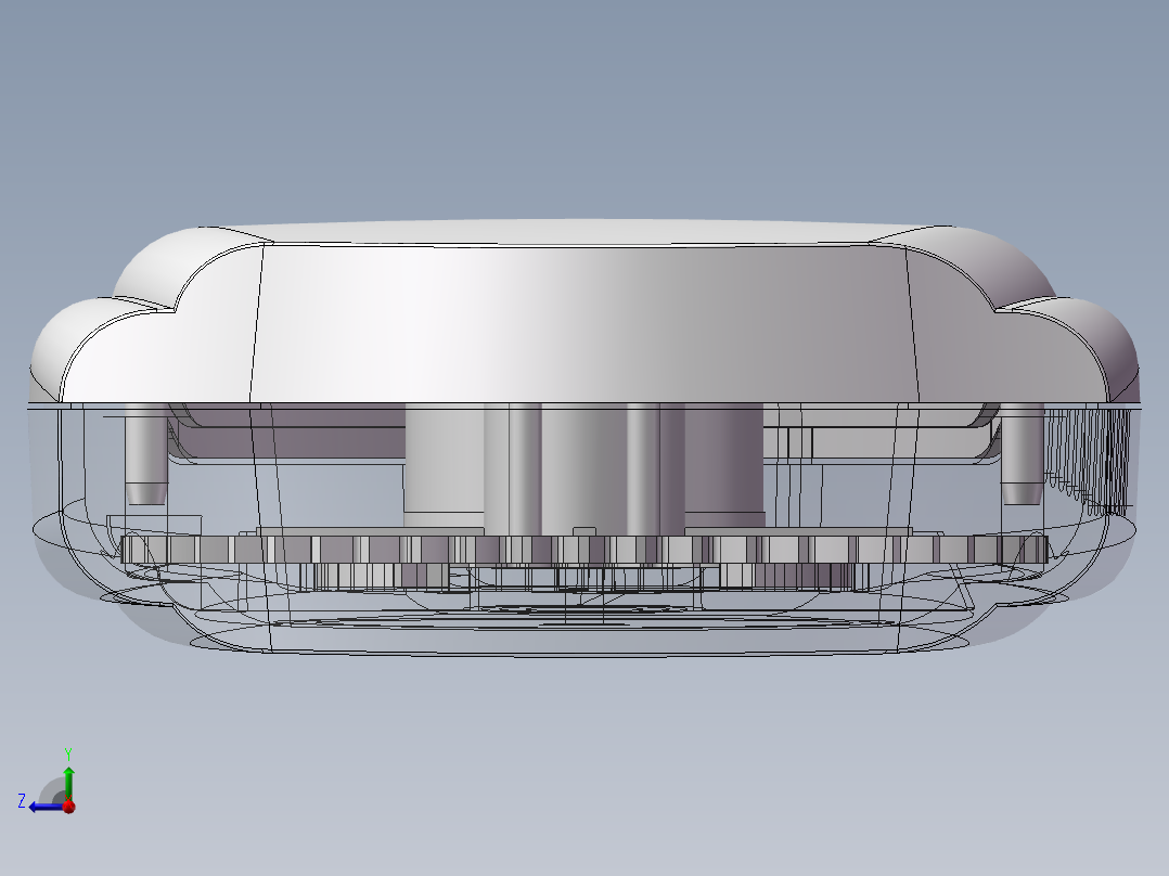 飞度修正带3D模型右视图