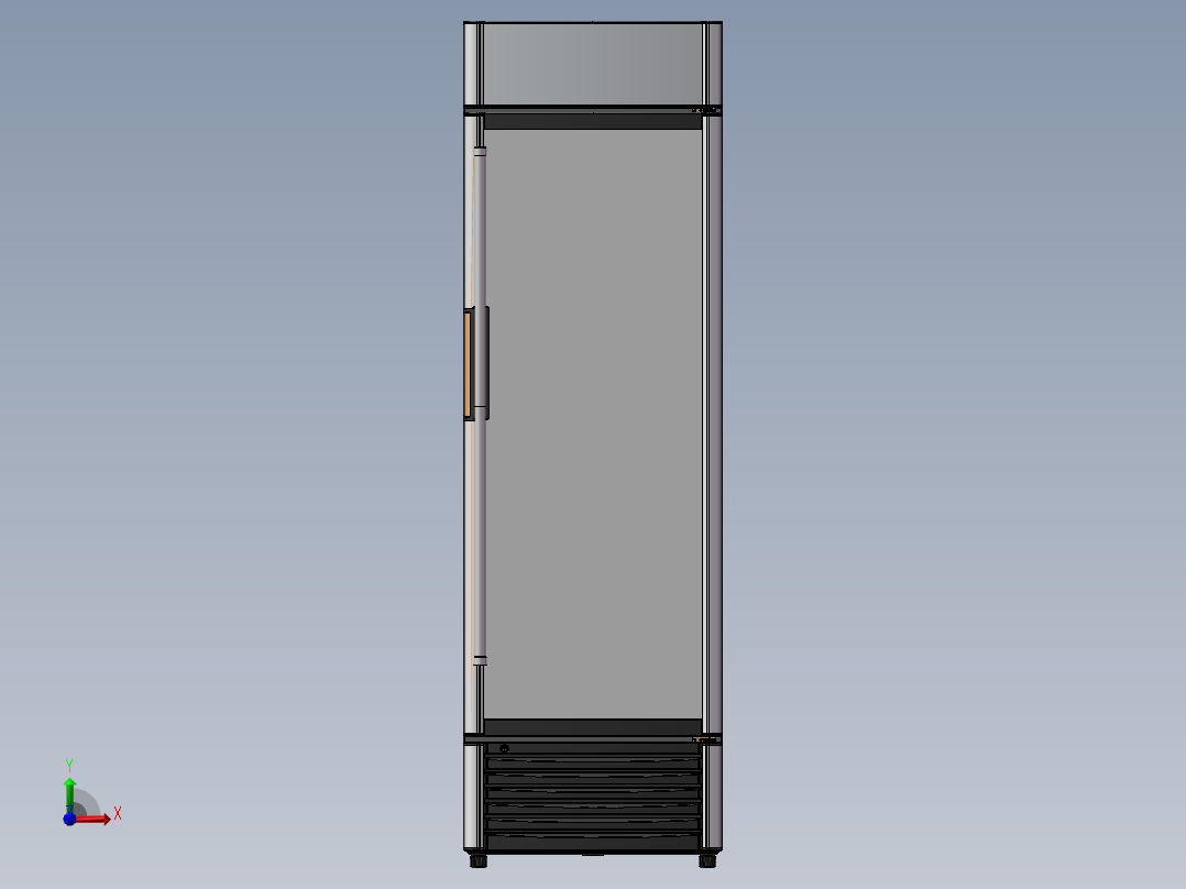 陈列展示柜前视图
