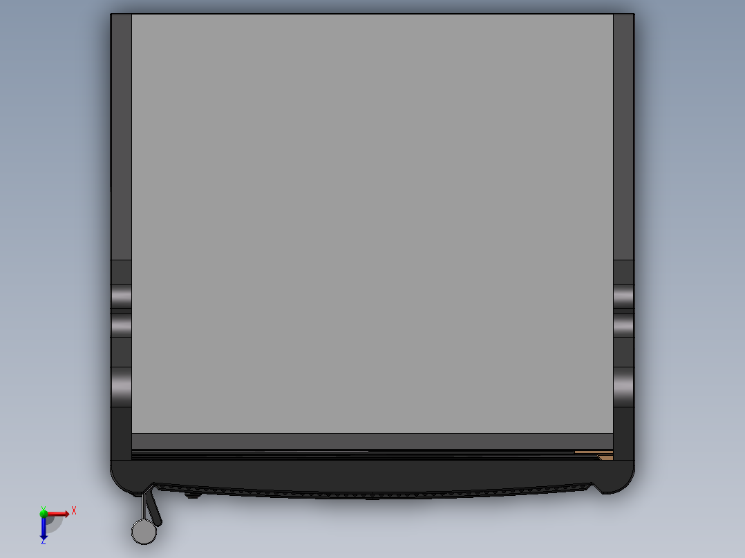 陈列展示柜俯视图