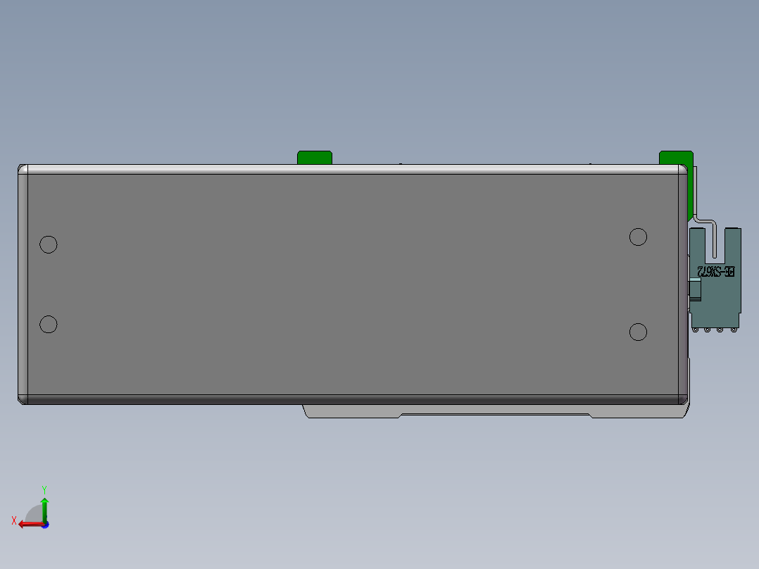 MTH丝杆半封闭模组MTH12-BR-P200W后视图