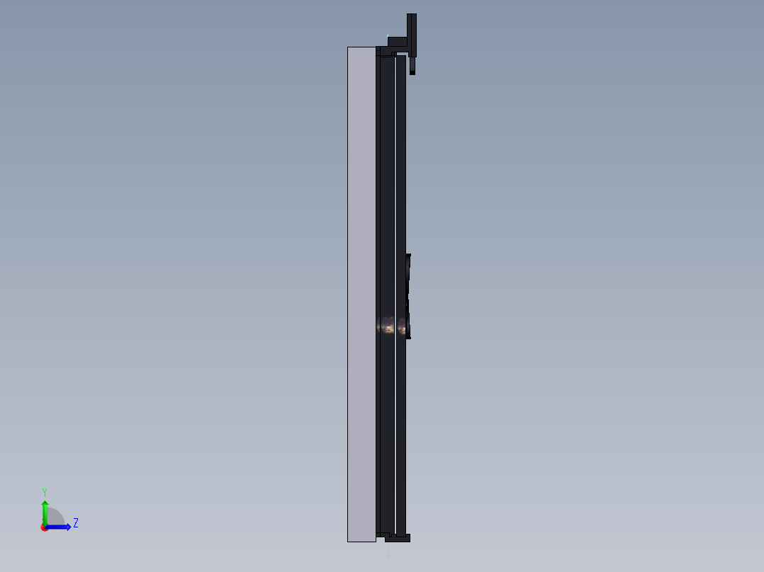 日本滑动门左视图