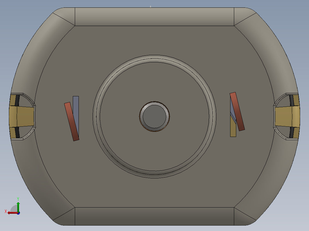 直流电机10后视图