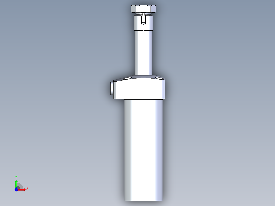KOSMEKLHA0400-CR-Q35多系列多零件图纸模型前视图