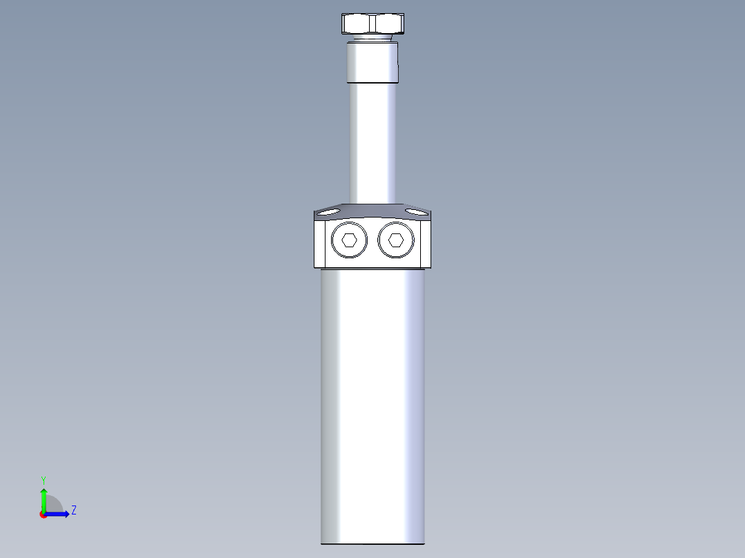 KOSMEKLHA0400-CR-Q35多系列多零件图纸模型左视图