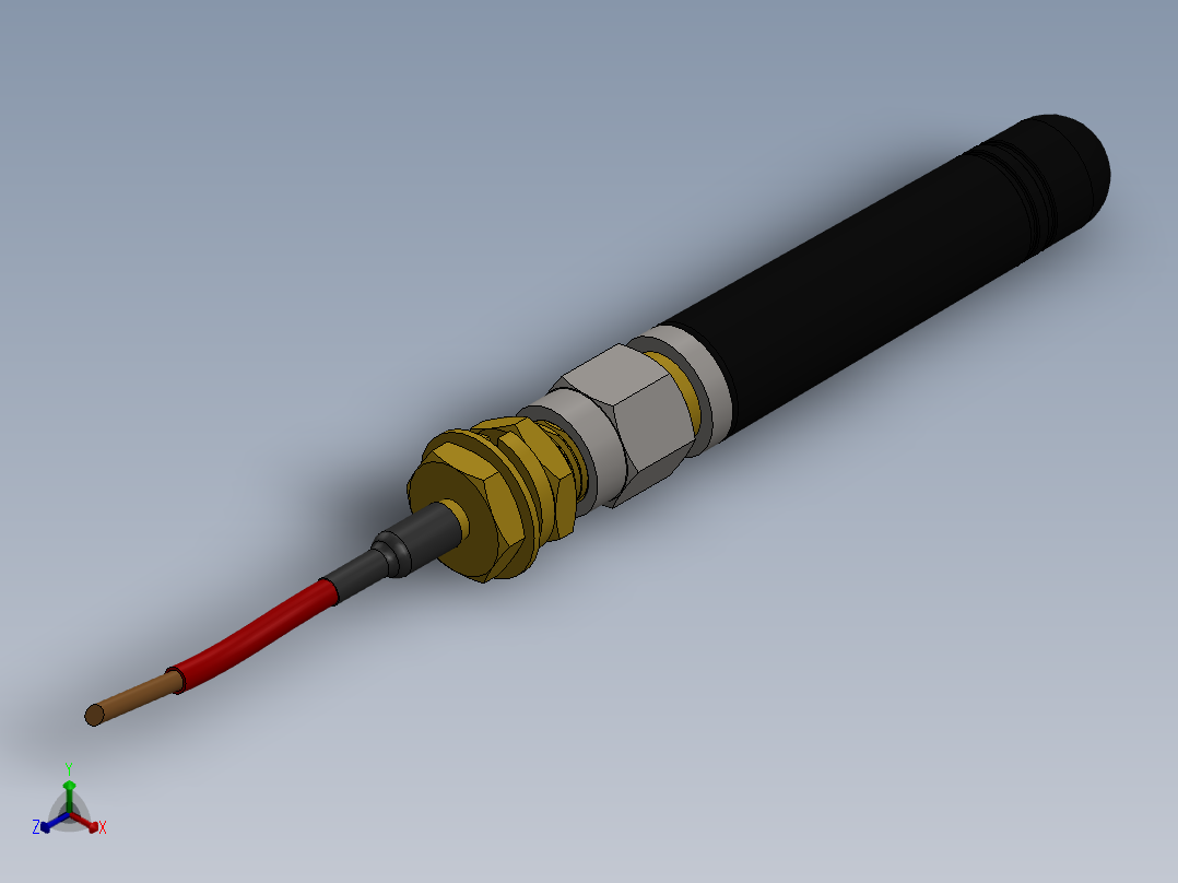 天线正等轴测图