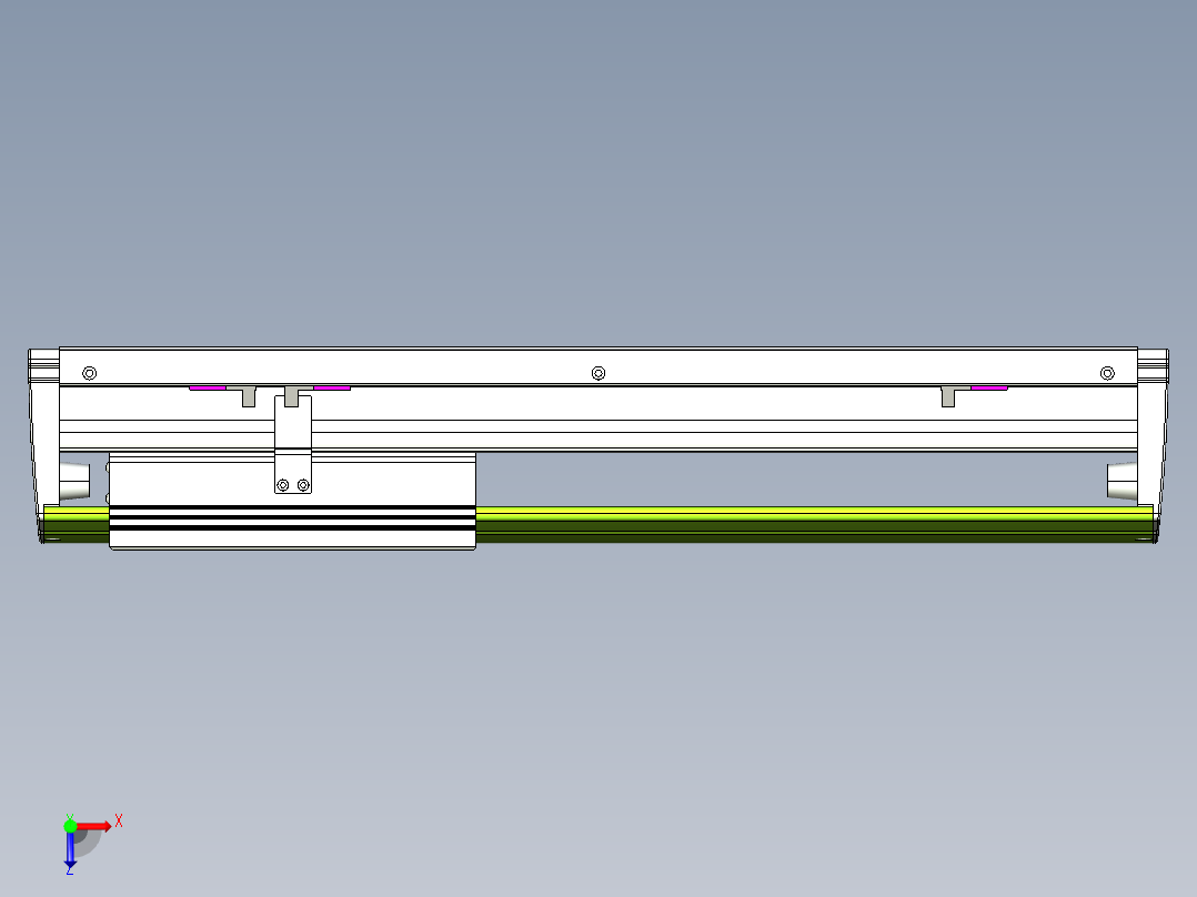 威洛博VL系列3d模型模组VL22H2Y-S300俯视图