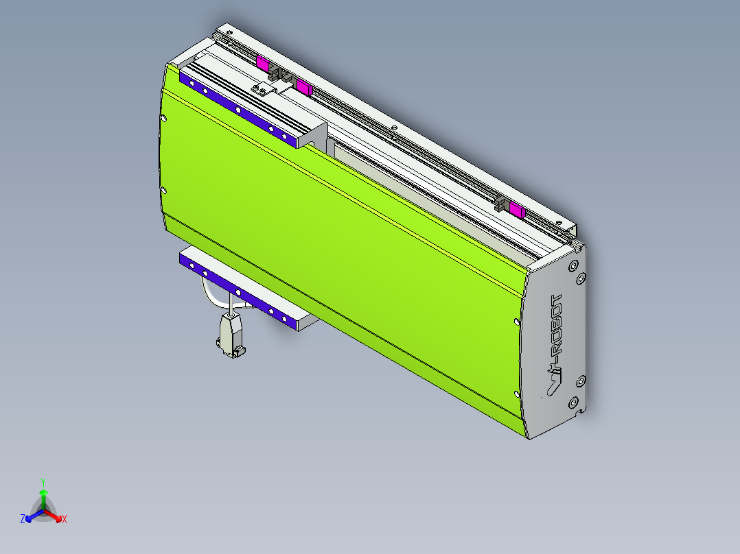 威洛博VL系列3d模型模组VL22H2Y-S300正等轴测图