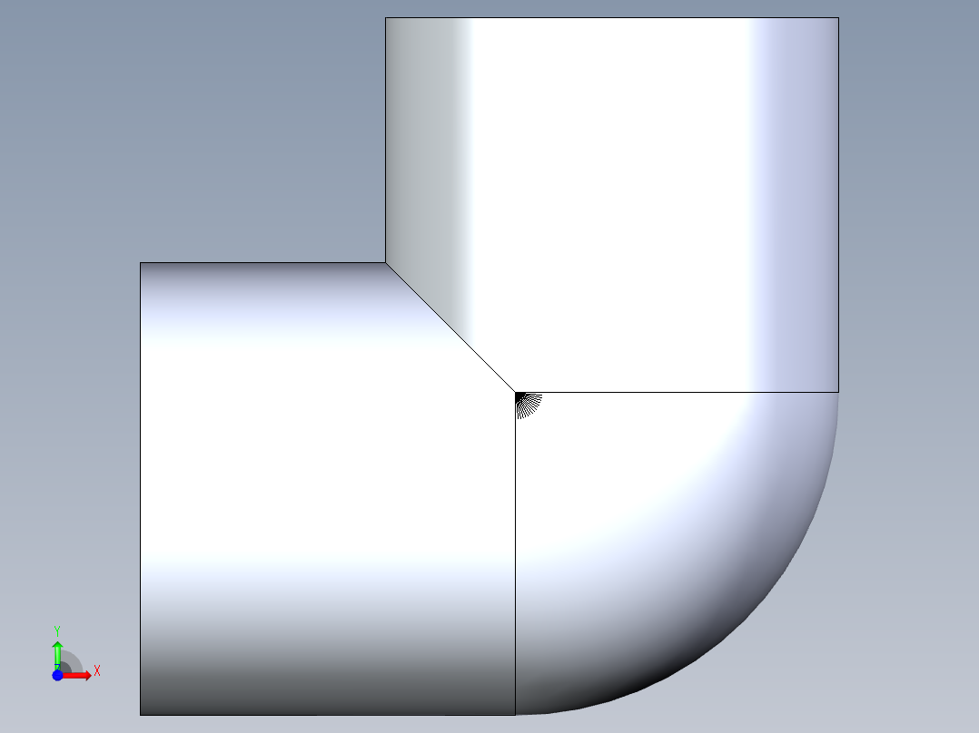 聚氯乙烯配件07-Sch80_90Elbow_FPTxFPT_808-003_0.375in前视图