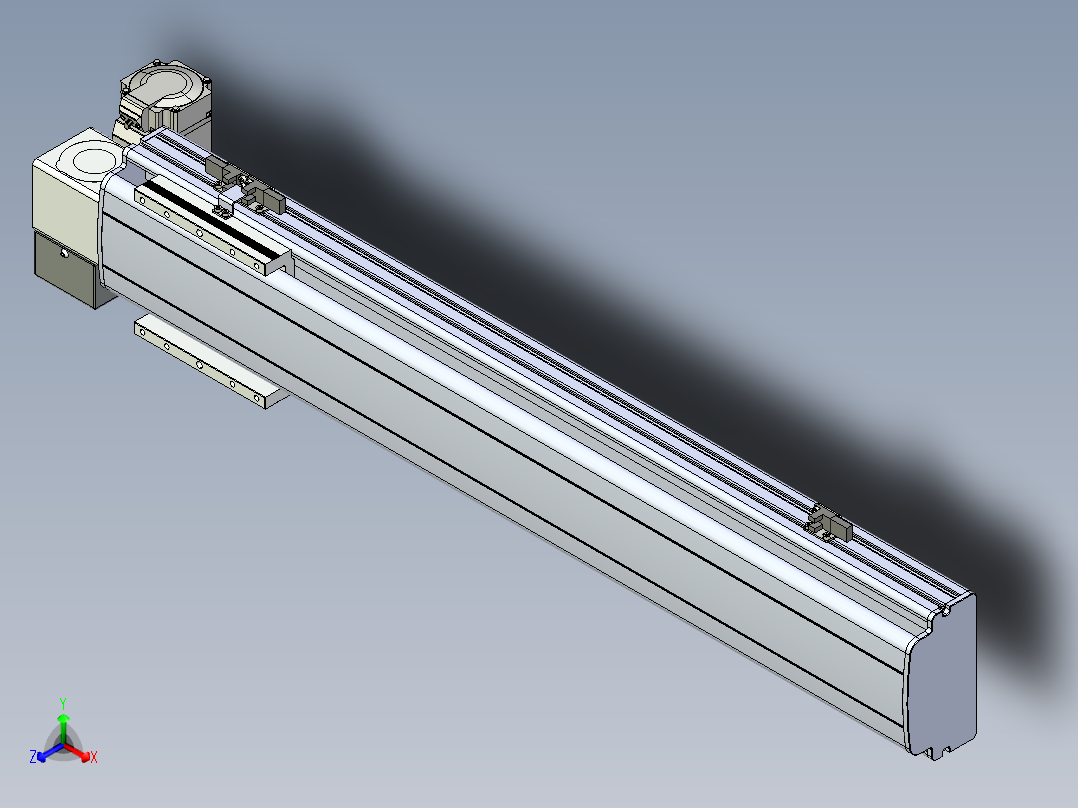 同步带滑台-半封闭B13H-L45-S600-LD-P40-D3