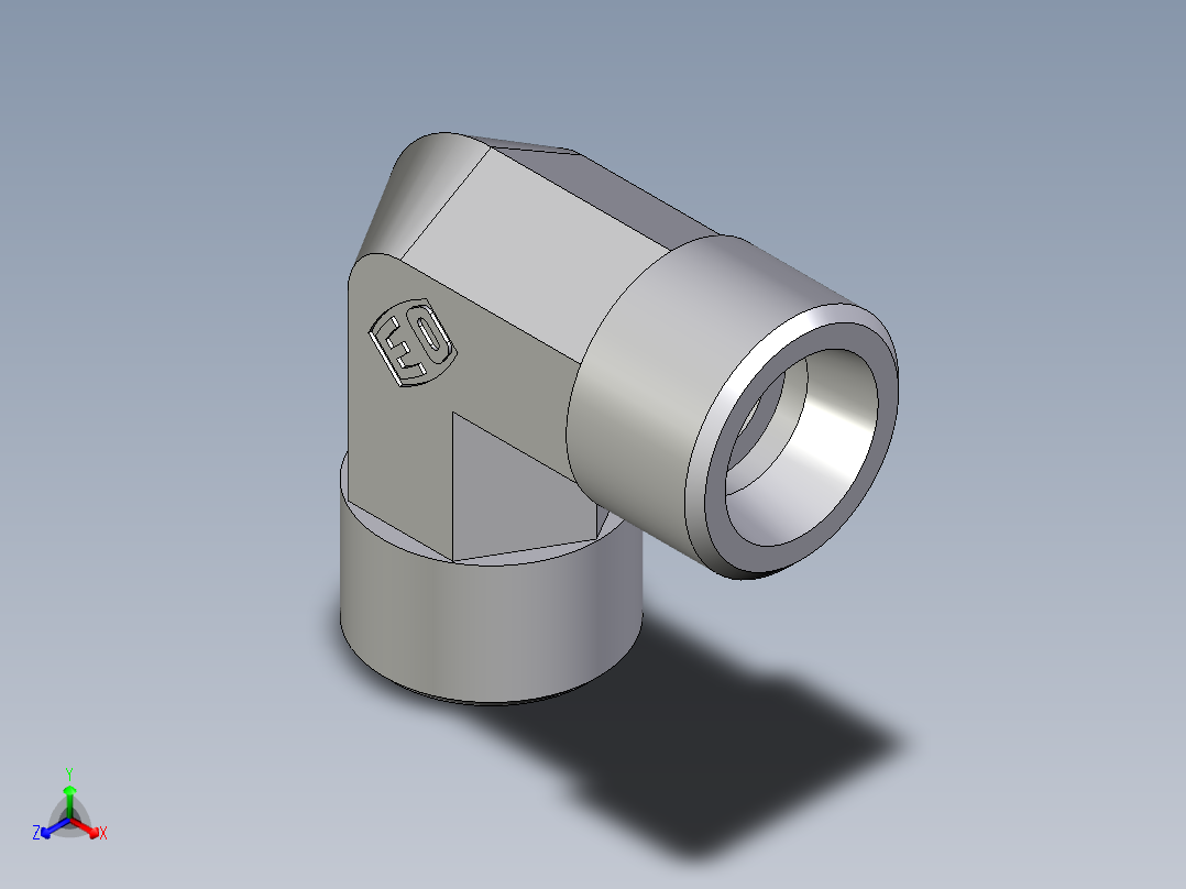 卡套式工业通用硬管接头EO_Union_elbow_W12S71X