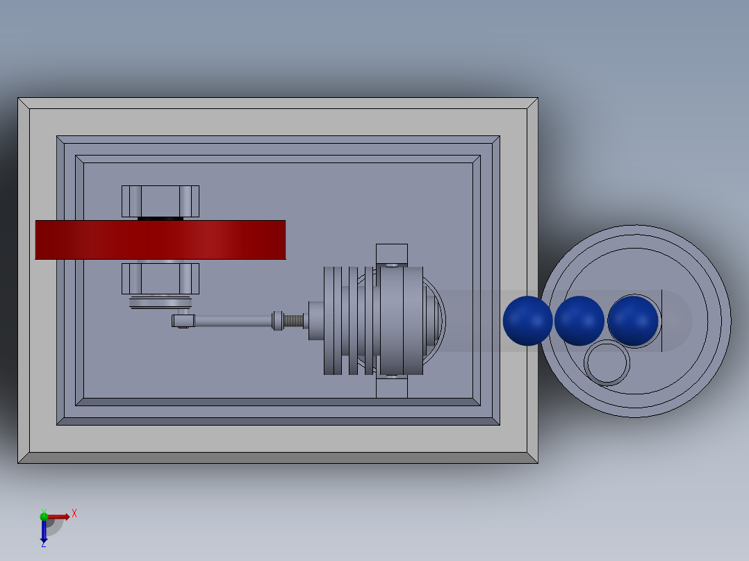 发动机 (52)俯视图