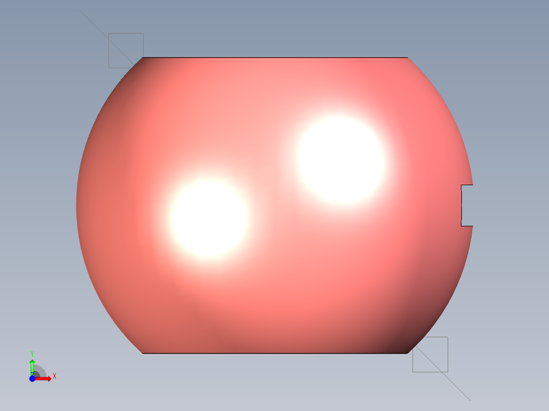 管道手动球阀-水管开关阀-手动阀门User Library-MD52C150DN100-2_MD52DN100.BP前视图