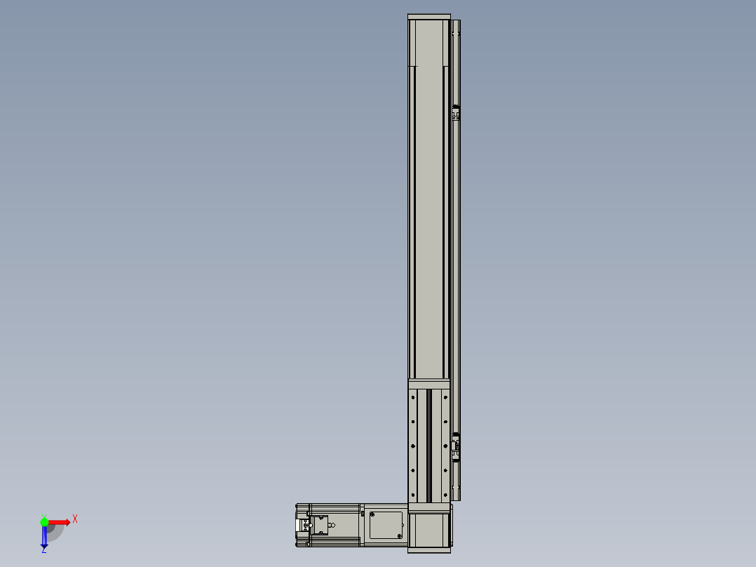 欧规系列-LB8-L150-S600-BR-ZP75-C3俯视图