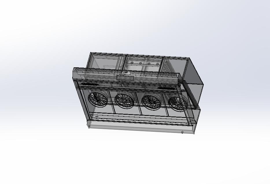静电一体机烟罩--三代机（sw21可编辑+cad）