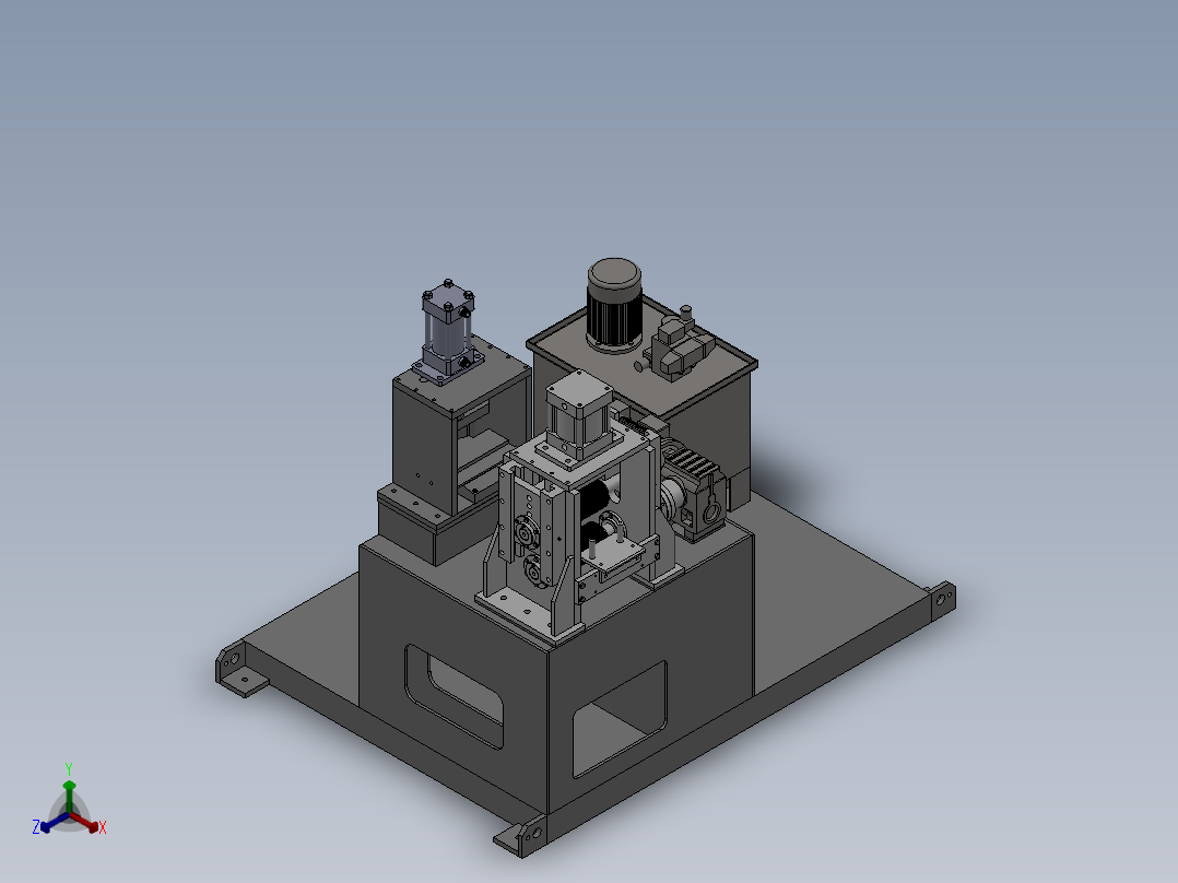 铅酸蓄电池铅带切带机sw20可编辑正等轴测图