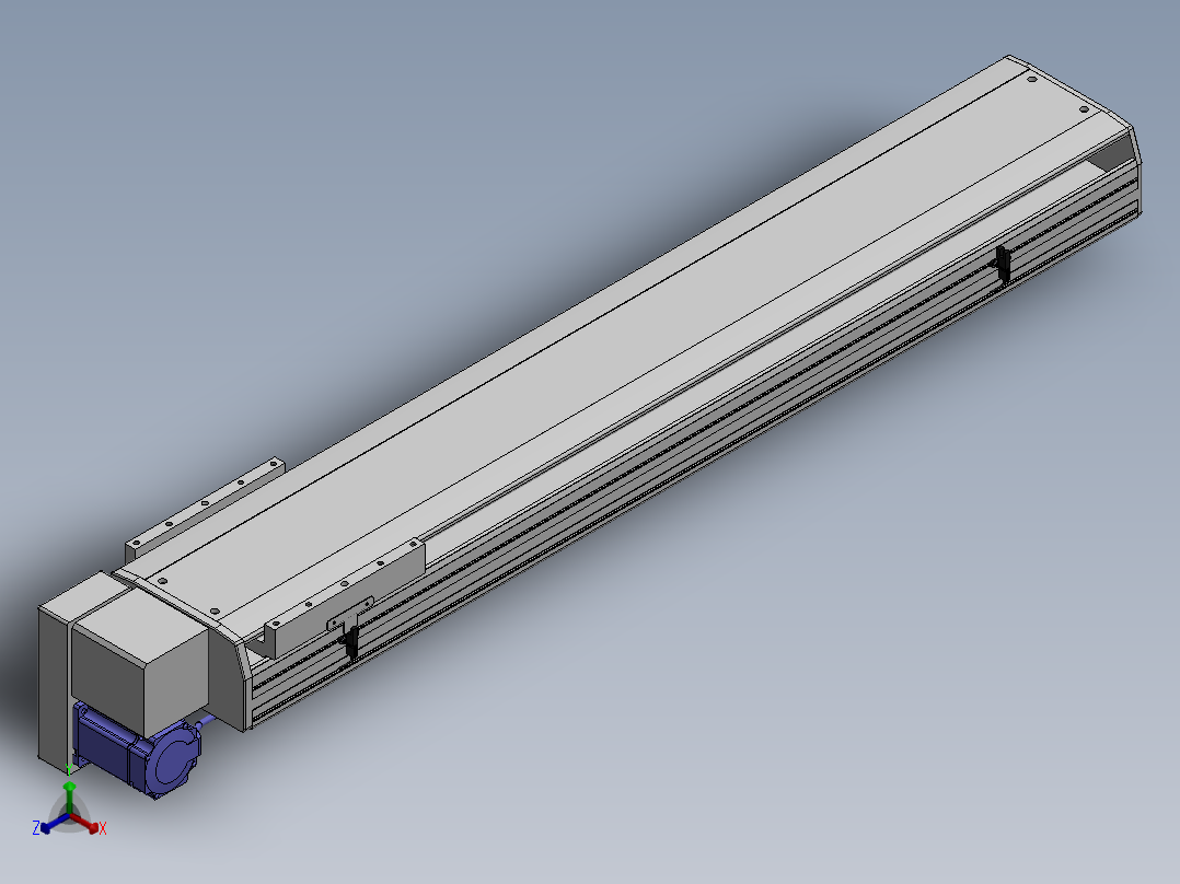 精密模组MT220-L150-1000-LD-M75-C4正等轴测图