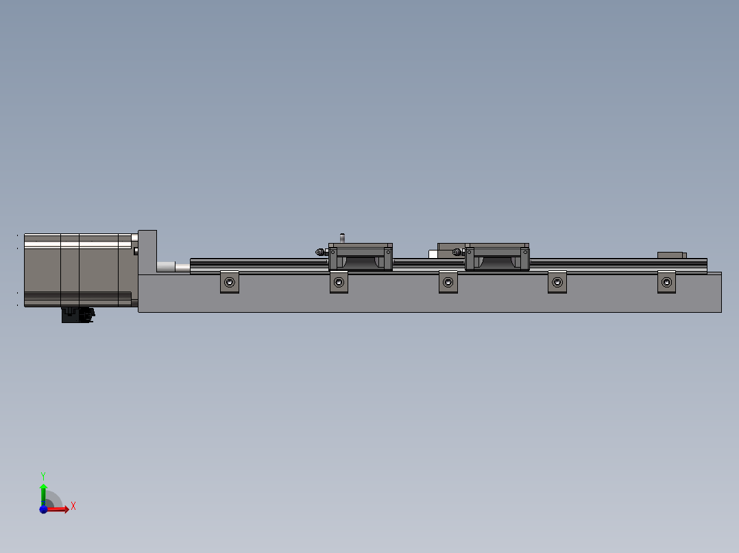十字滑台模型SW三维图=1053583==35前视图