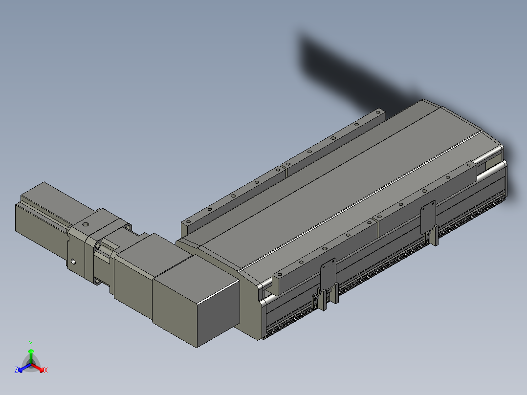 直线模组LHB21-L40-S200-R(B)设计图纸