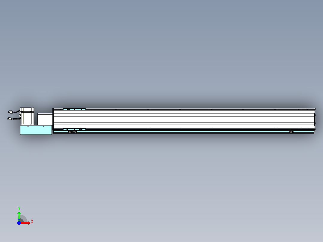 威洛博VBF同步带传动一般环境VBF14-L45-S1350-BL-ZP75-C3前视图