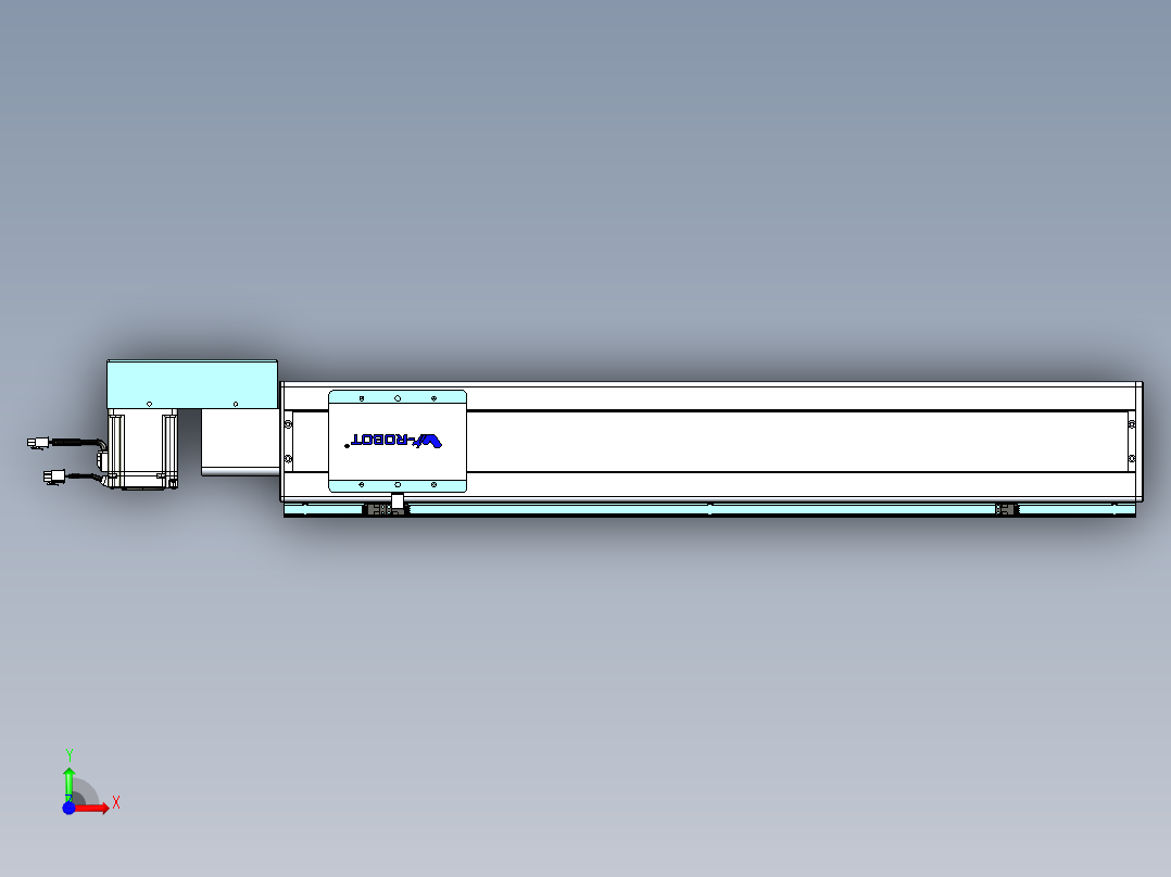 威洛博VBC同步带传动一无尘环境VBC14-L45-S700-BR-ZP75-C3前视图