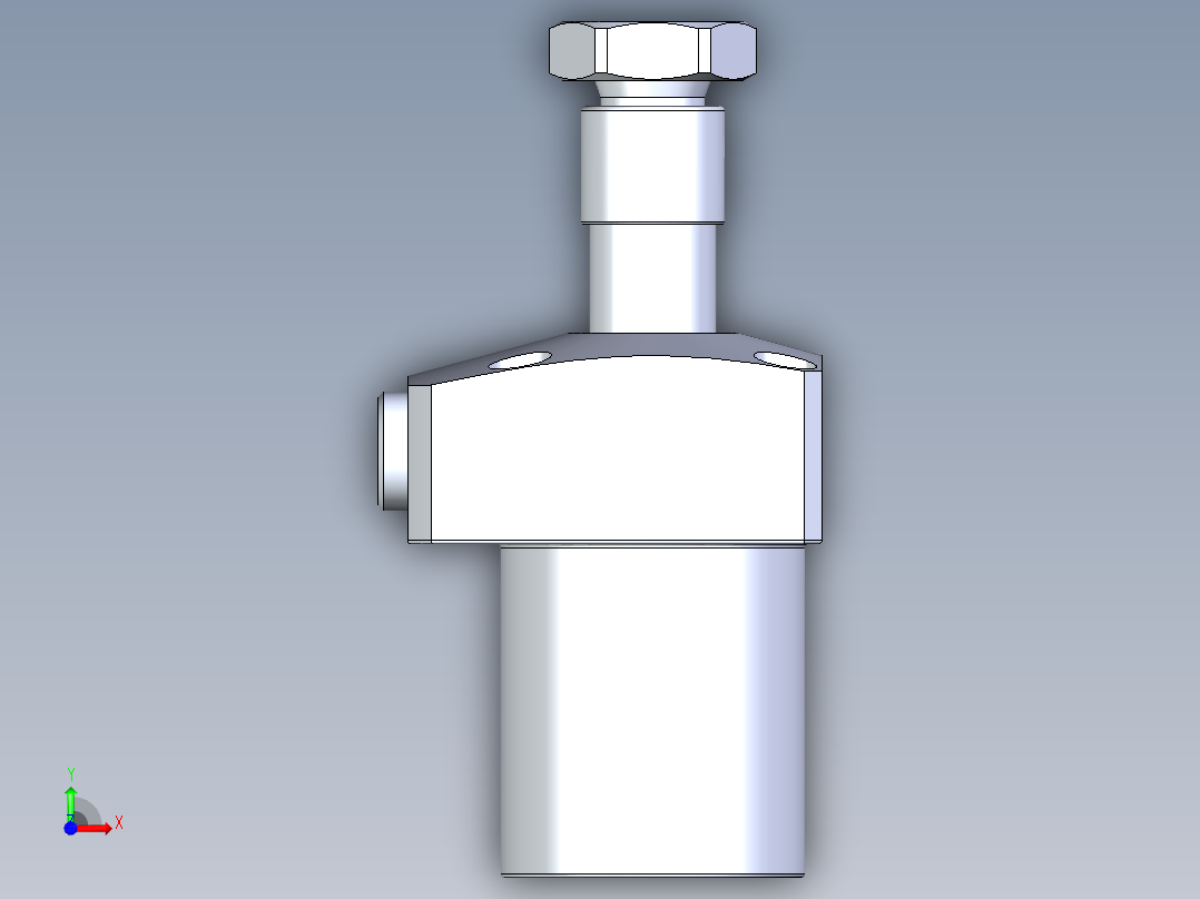 KOSMEKLHA0360-CL-Y30多系列多零件图纸模型前视图