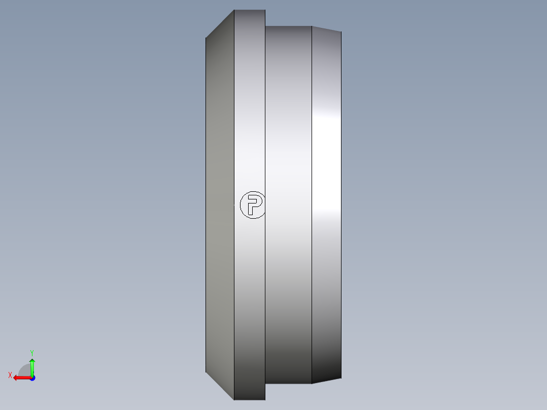 卡套式工业通用硬管接头EO_Progressive_ring_DPR30S71X后视图