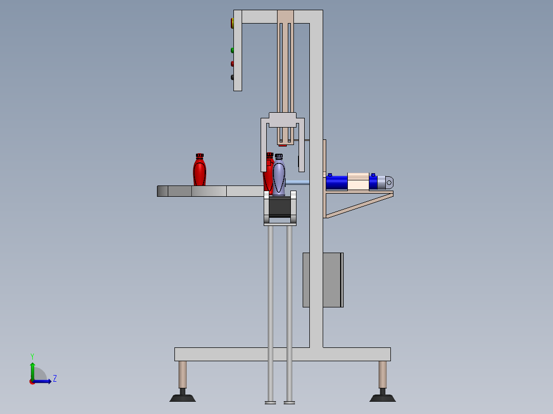瓶子灌装检测机sw19左视图