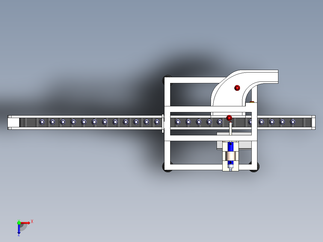 瓶子灌装检测机sw19俯视图