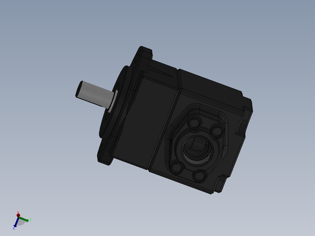 四柱油压机叶片泵