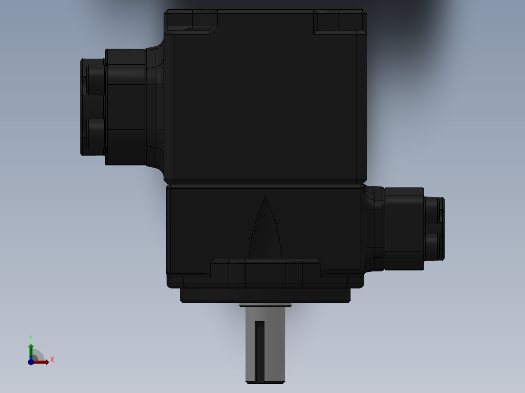 四柱油压机叶片泵前视图