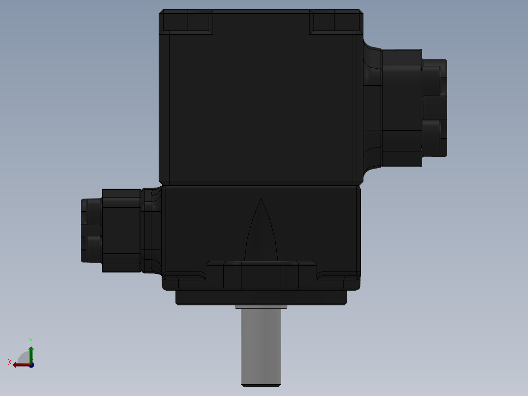 四柱油压机叶片泵后视图