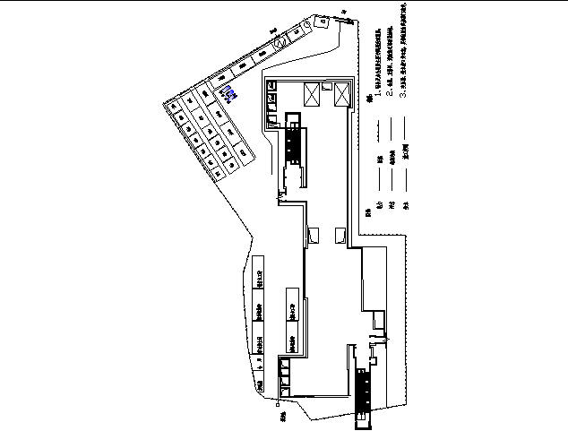 某地地铁车站、盾构始发井全套施工设计cad图（含平面布置图）