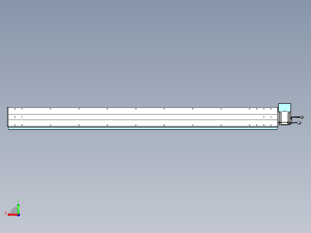 威洛博VBC同步带传动一无尘环境VBC14-L45-S1600-BRD-ZP75-C3后视图
