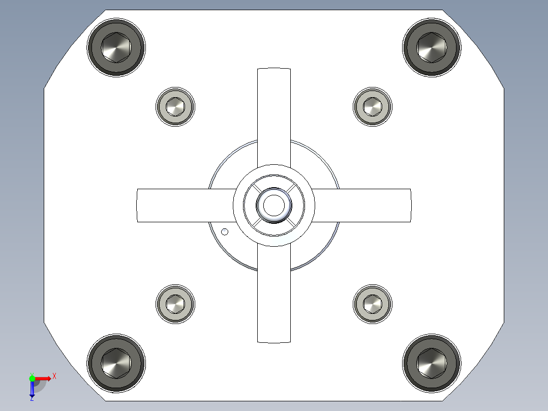 KOSMEKSWH2060-G多系列多零件图纸模型俯视图