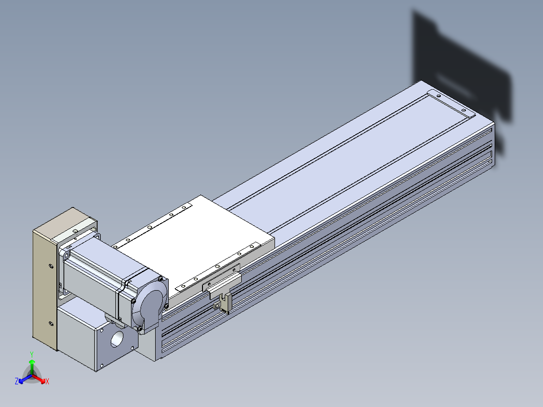 同步带全封闭直线模组TPA-HCB-120D-90-L300-LU-Y-P40-N3