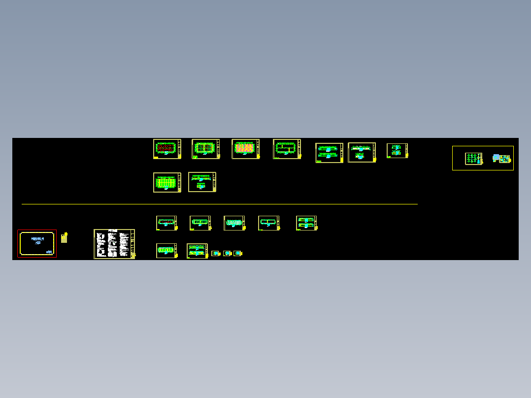 坤峰公司钢结构工程CAD